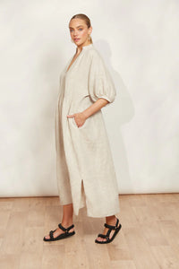 Eb & Ive Seraphic Tie Dress - Dune