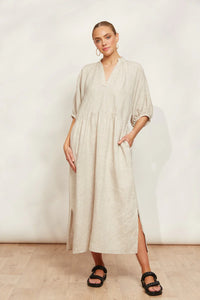 Eb & Ive Seraphic Tie Dress - Dune