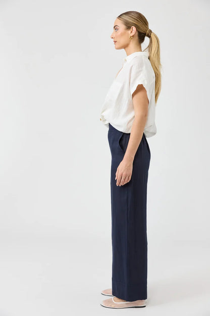 Eb & Ive Studio Pant - Navy