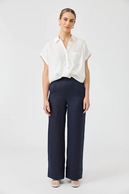 Eb & Ive Studio Pant - Navy