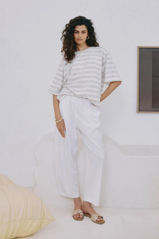 Eb & Ive Studio Traveller Pant - Salt
