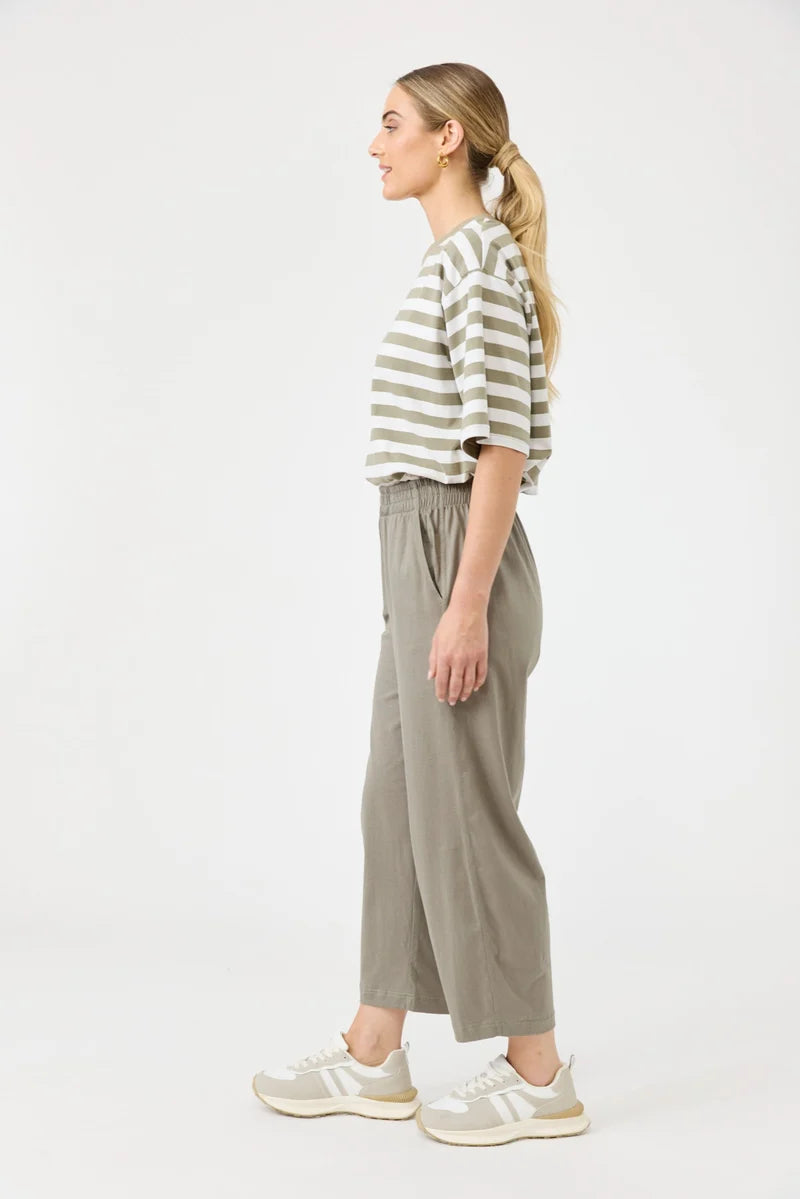 Eb & Ive Studio Traveller Pant - Olive