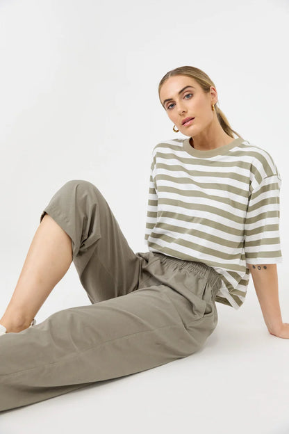 Eb & Ive Studio Traveller Pant - Olive