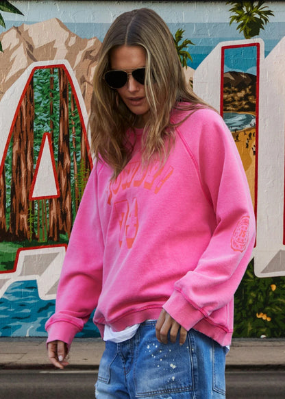 Hammill & Co Graphic Sweat - Pink