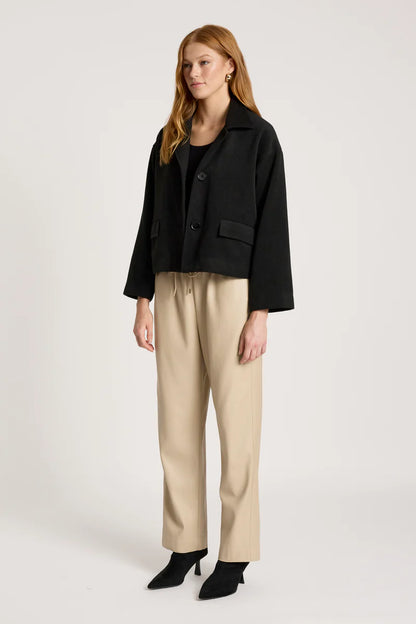 Eb & Ive Wanderer Crop Jacket - Black