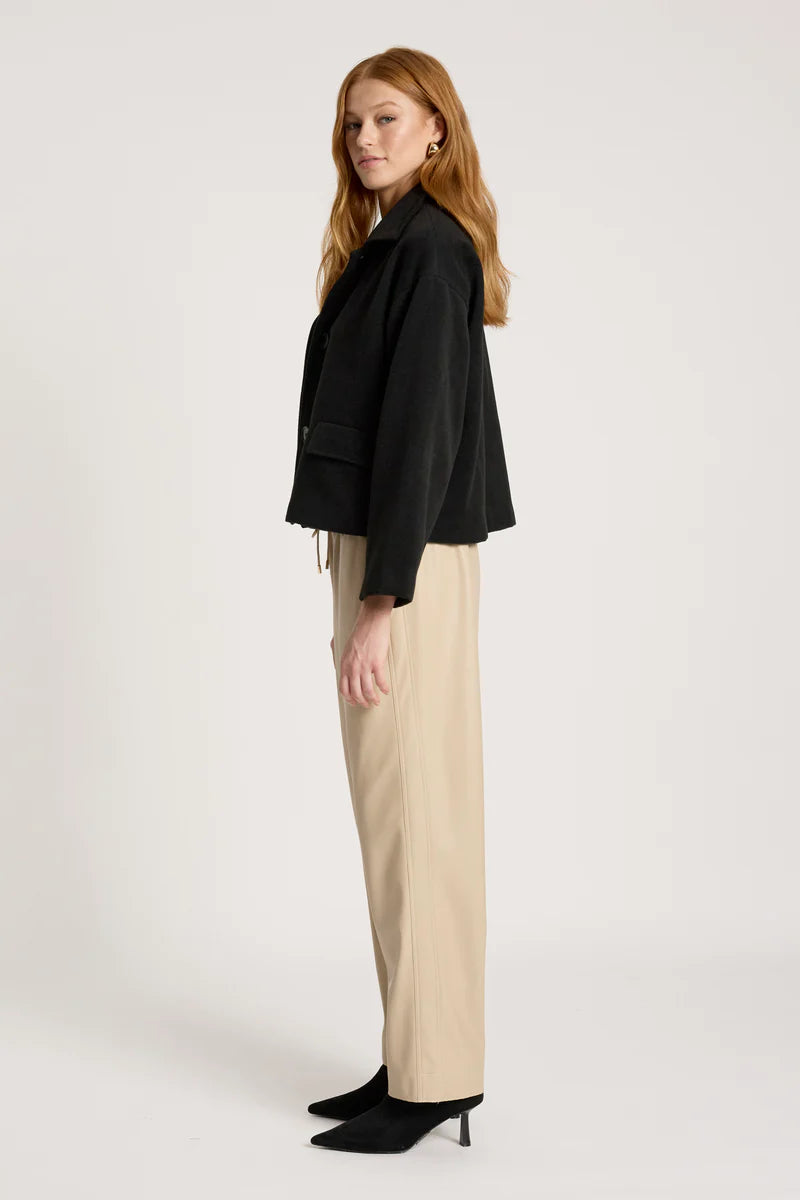 Eb & Ive Wanderer Crop Jacket - Black