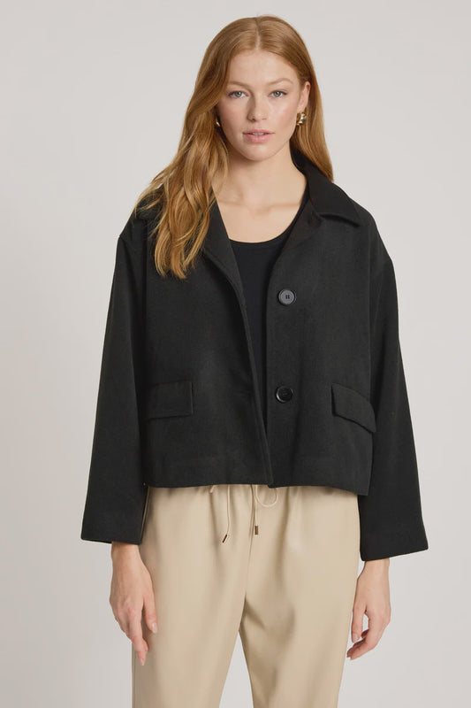 Eb & Ive Wanderer Crop Jacket - Black