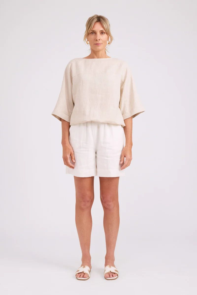 Eb & Ive Studio Button Top/Jacket - Tusk