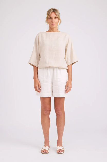Eb & Ive Studio Button Top/Jacket - Tusk