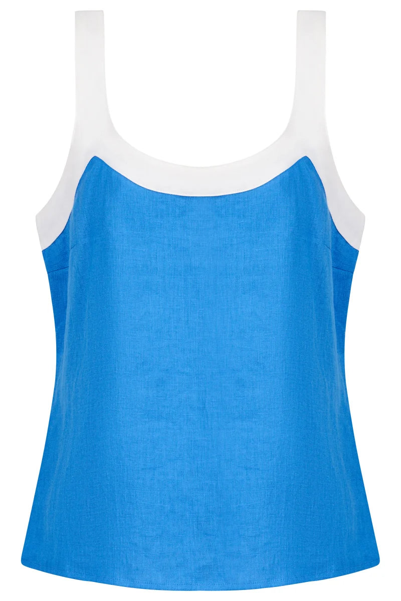Eb & Ive Maris Splice Tank - Marine/White