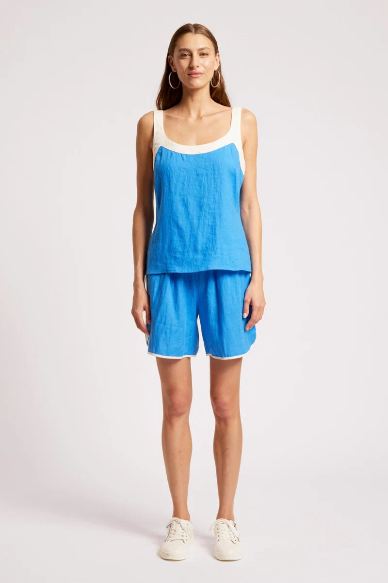 Eb & Ive Maris Splice Tank - Marine/White
