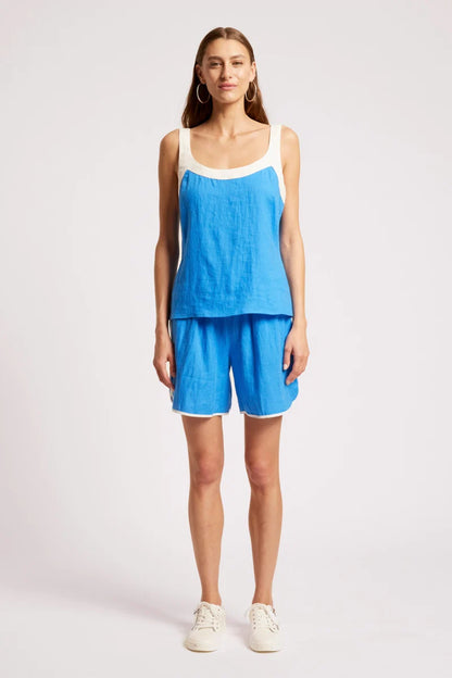 Eb & Ive Maris Splice Tank - Marine/White