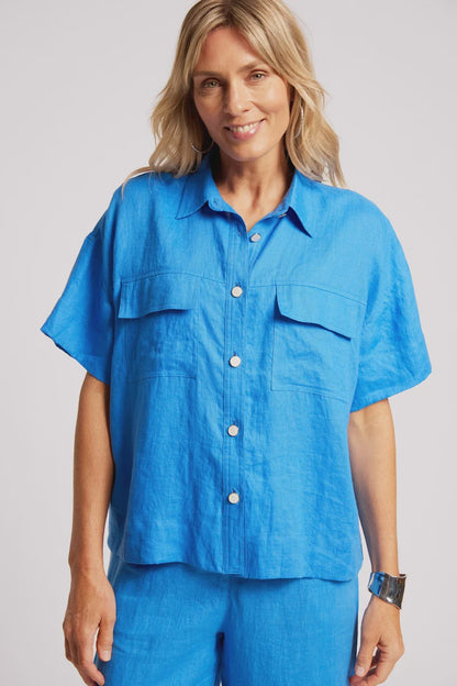 Eb & Ive Maris Shirt - Marine