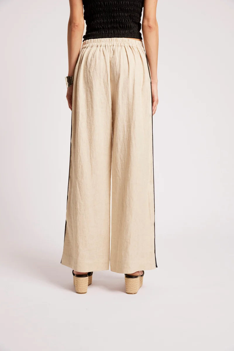 Eb & Ive Maris Splice Pant - Tusk/Black