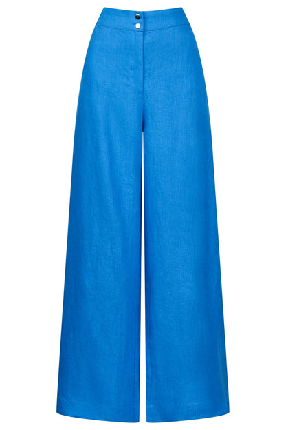 Eb & Ive Maris Splice Pant - Marine/White