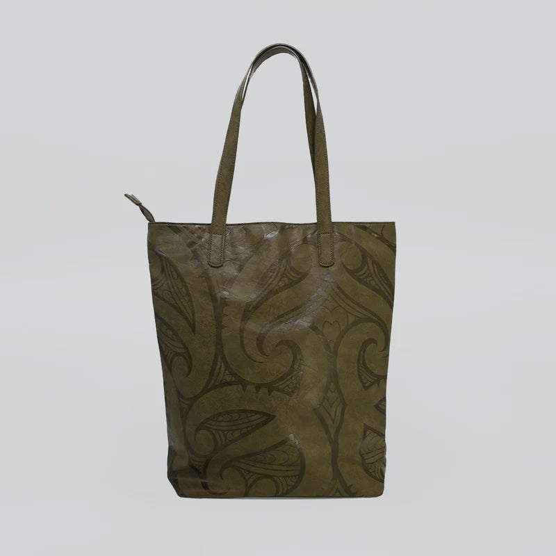 Moana Road Fendalton Tote Miriama Grace-Smith - Olive