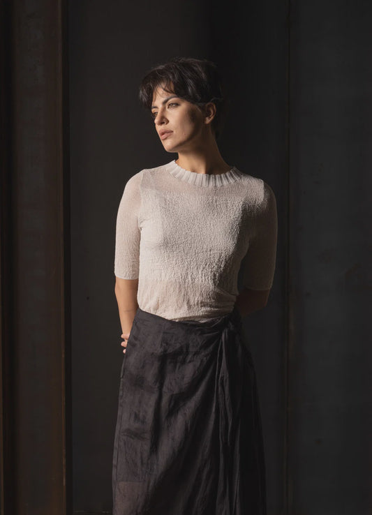 Bone & Arrow Malik Top - Stone