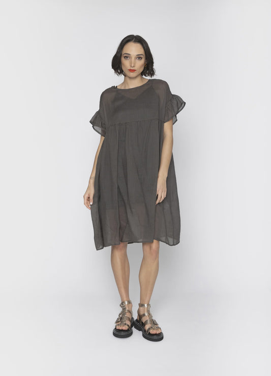 Blacklist Reina Dress - Charcoal