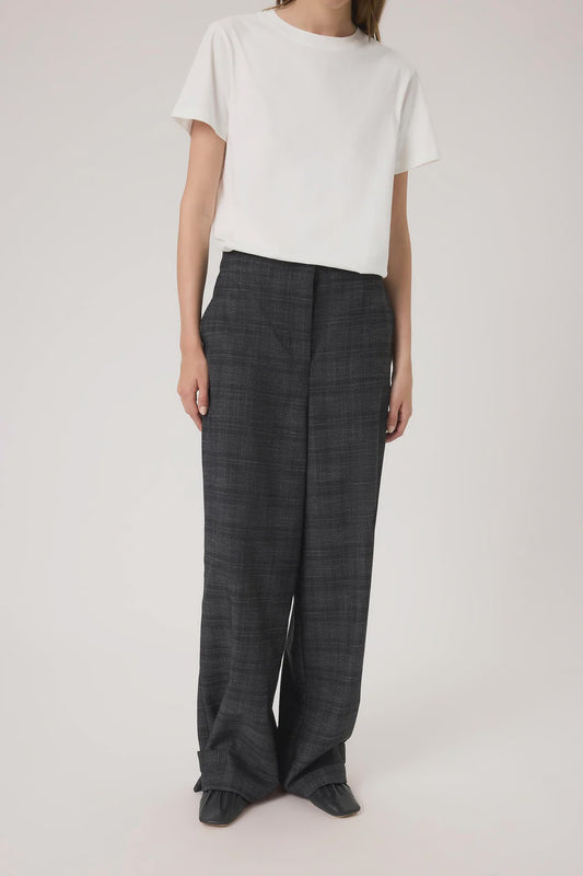 Soaked Evonne Suiting Pants - Black Check