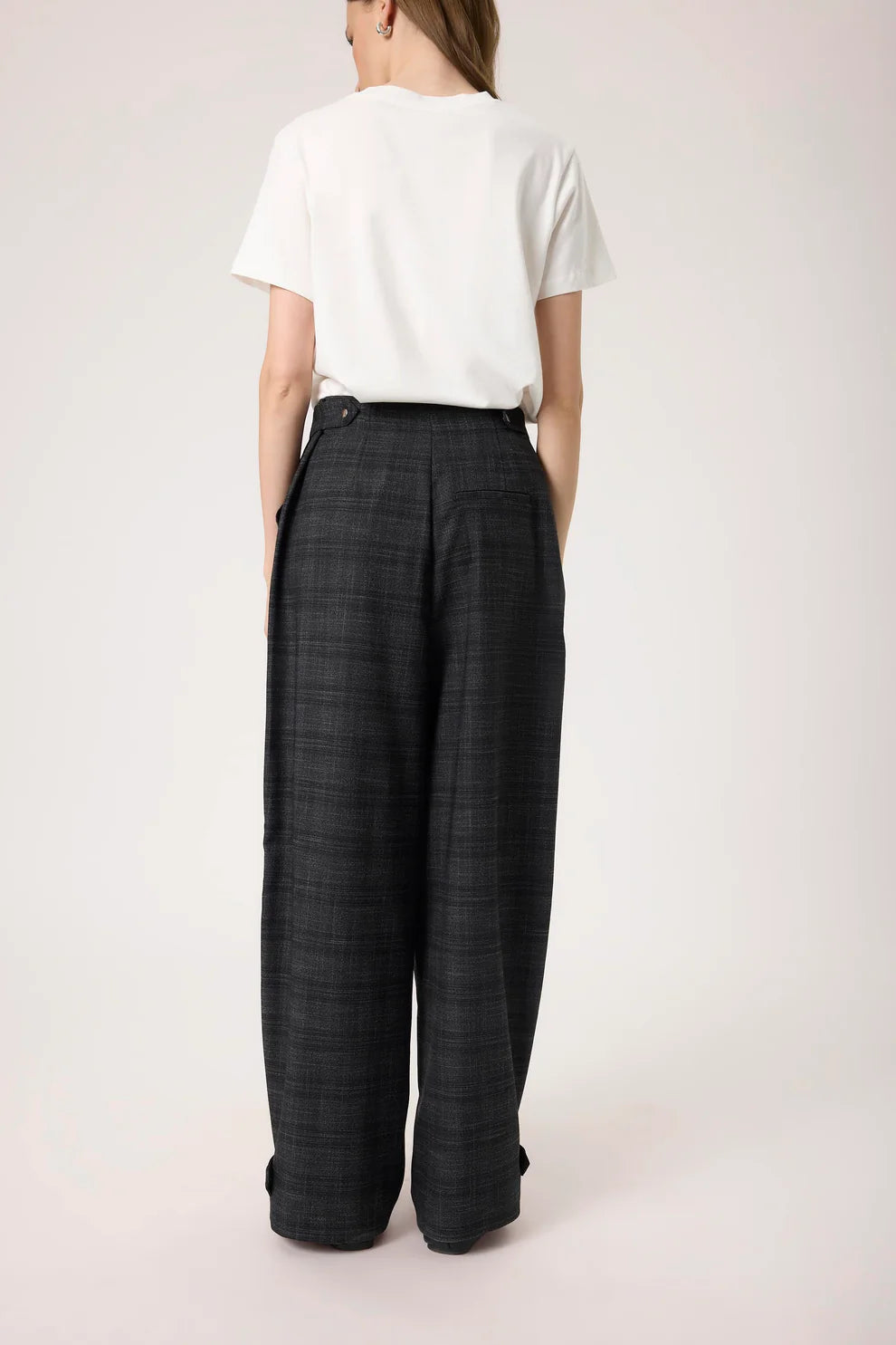 Soaked Evonne Suiting Pants - Black Check