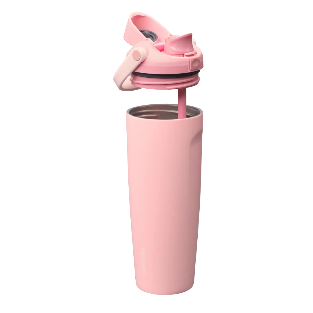 Owala Freesip Sway Drink Bottle - Rose Quartz 890ml