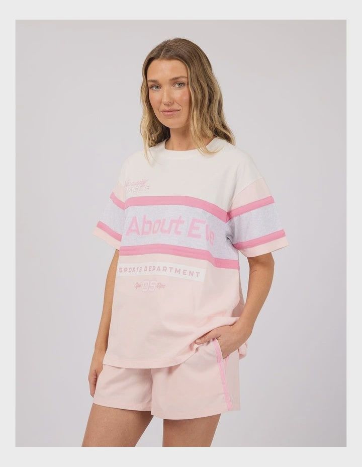 All About Eve Premier Panel Relaxed Tee - Orchid