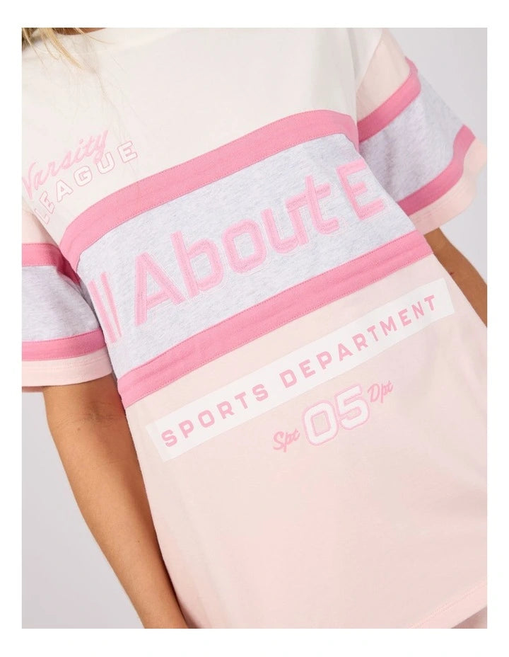 All About Eve Premier Panel Relaxed Tee - Orchid