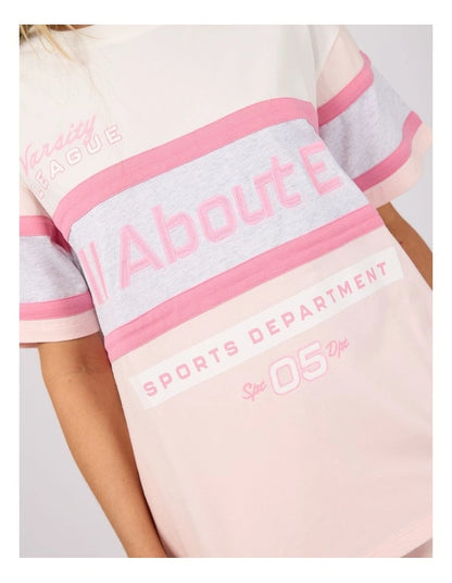 All About Eve Premier Panel Relaxed Tee - Orchid