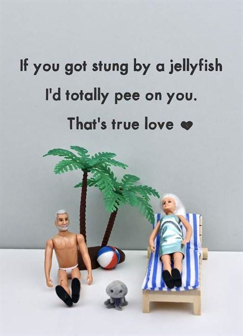 Live Wires Card - Jellyfish