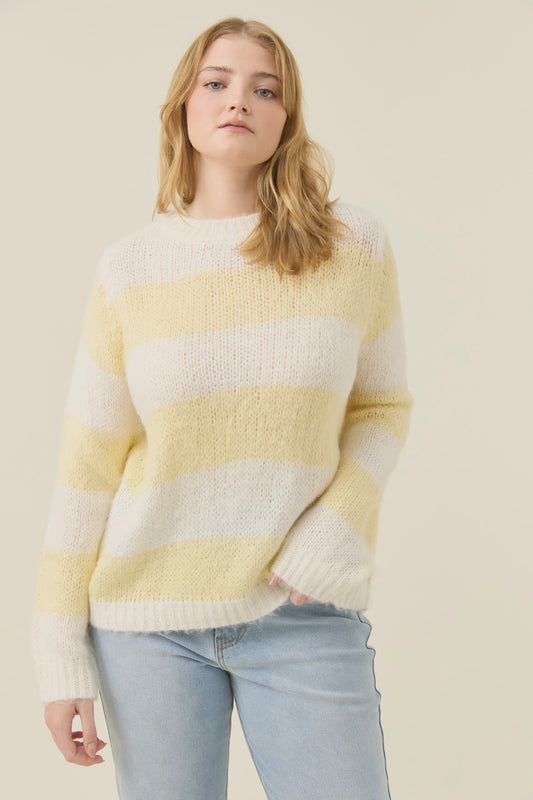 Isle of Mine Pallas Stripe Jumper - Butter