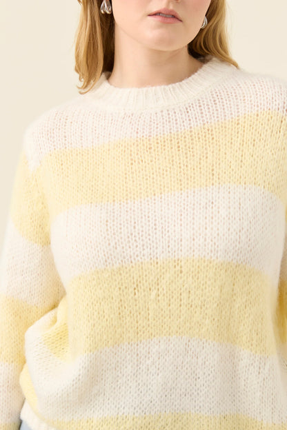 Isle of Mine Pallas Stripe Jumper - Butter