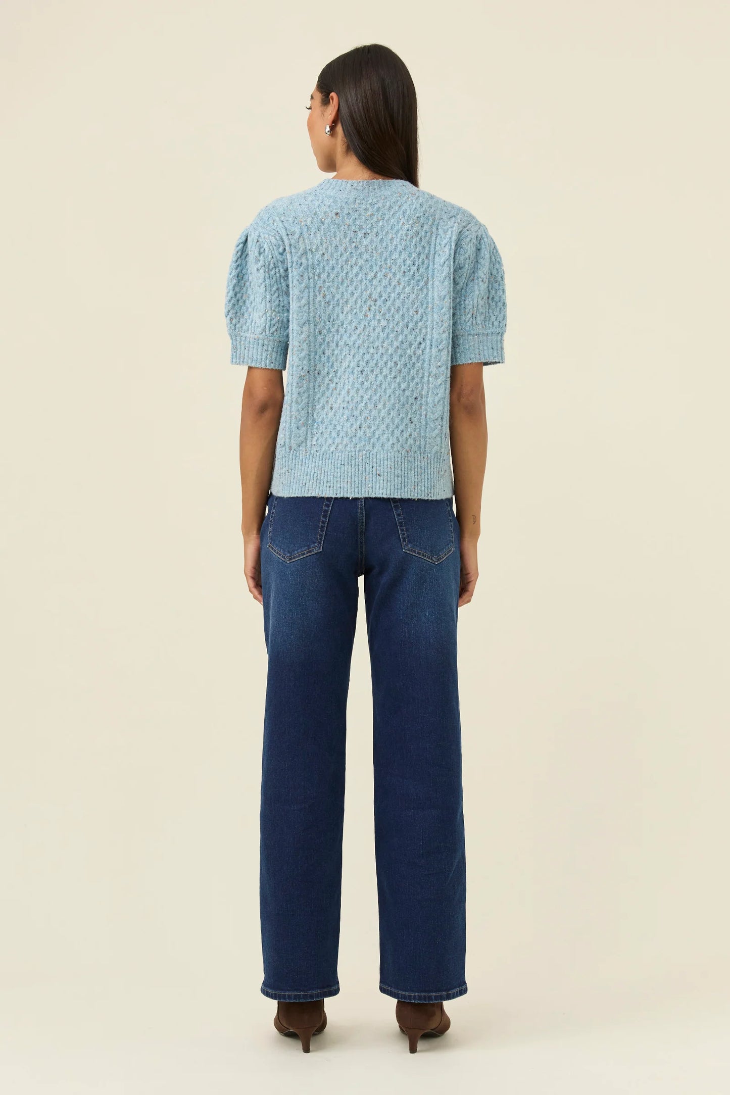 Isle of Mine Mckenna SS Cardigan - Ice Blue