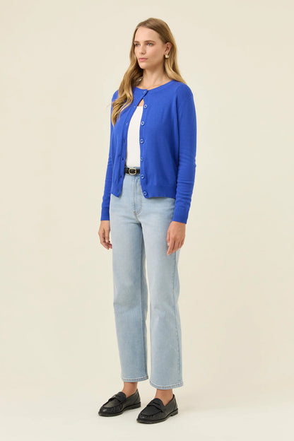 Isle of Mine Darby Cardigan - Cobalt