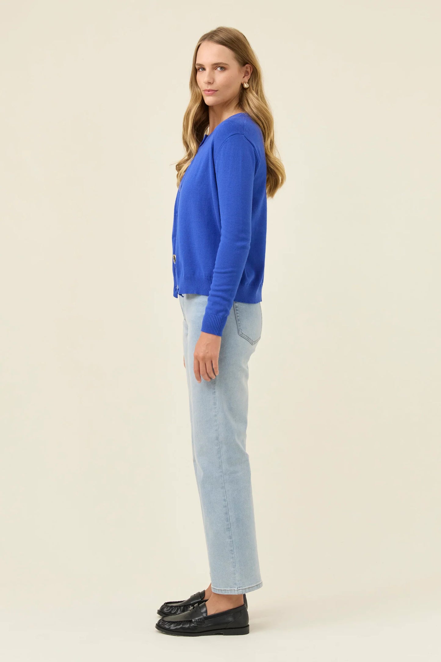 Isle of Mine Darby Cardigan - Cobalt
