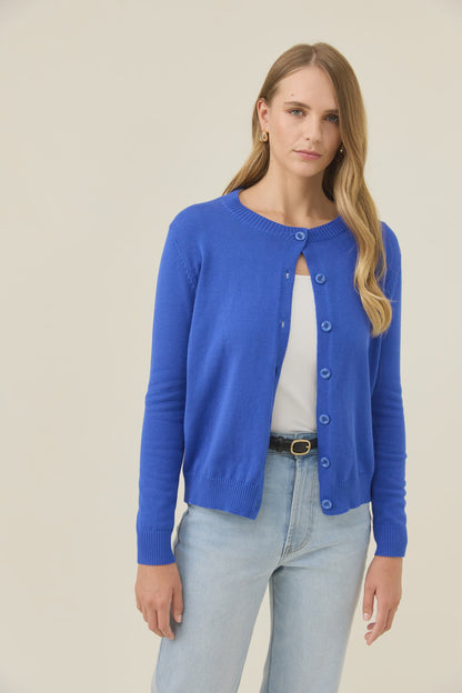 Isle of Mine Darby Cardigan - Cobalt