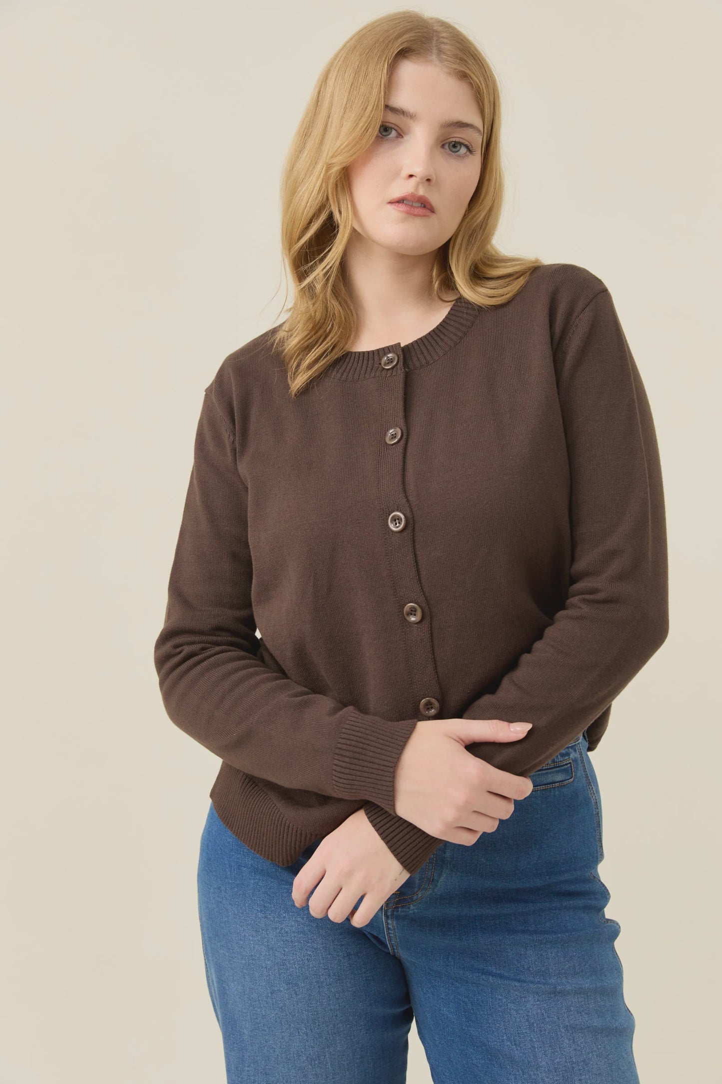 Isle of Mine Darby Cardigan - Chocolate