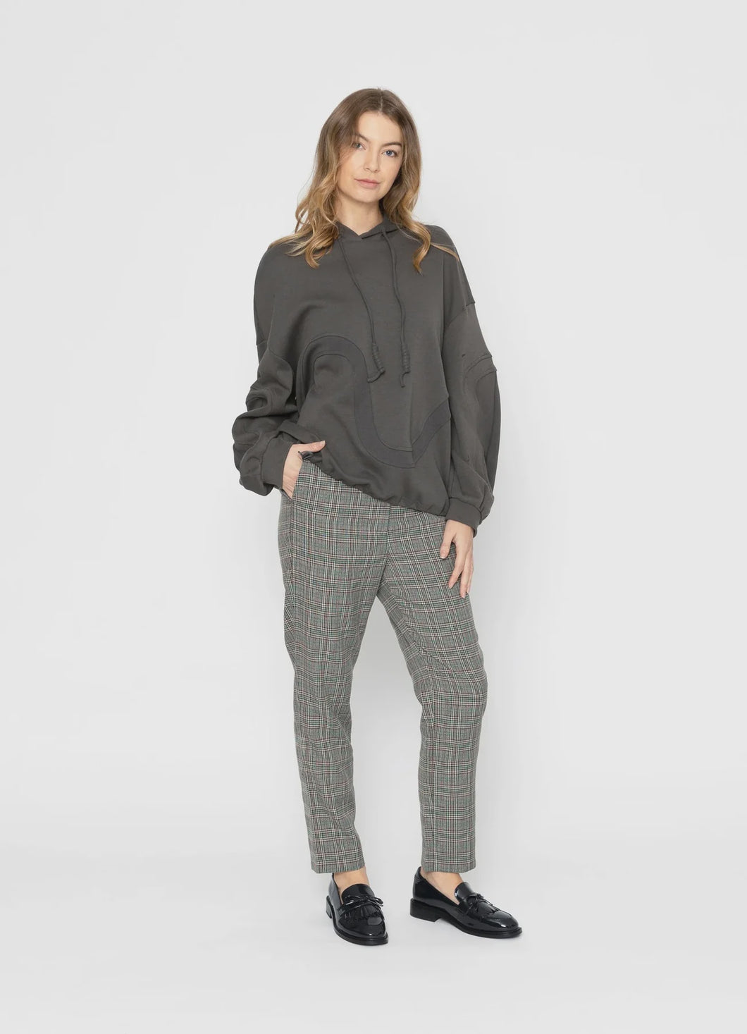 Two by Two Elliot Top - Charcoal