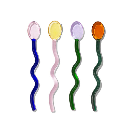 Sucker Cocktail Stirrer Glass Set - Multi-Colour