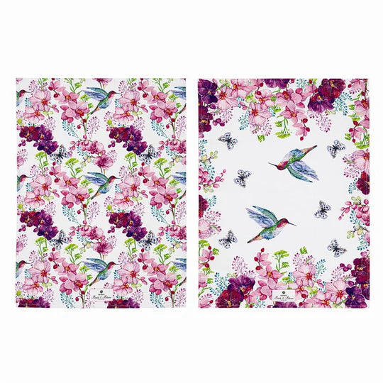 Ashdene 2pk Kitchen Towel - Birds & Blooms
