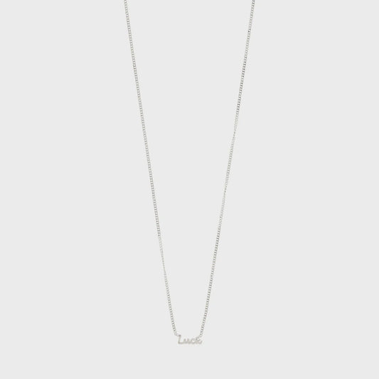 Pilgrim Luck Recycled Necklace - Silver Plated*