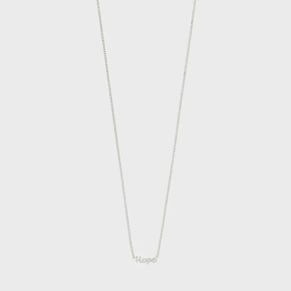 Pilgrim Hope Recycled Necklace - Silver Plated