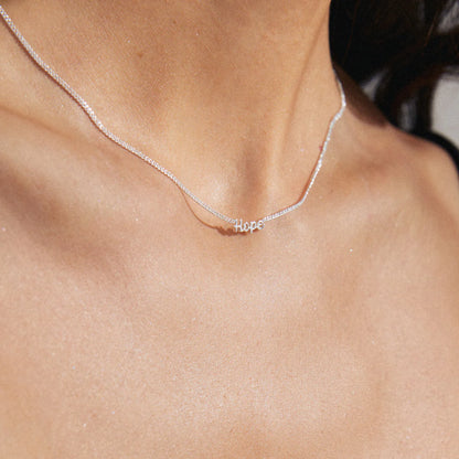 Pilgrim Hope Recycled Necklace - Silver Plated