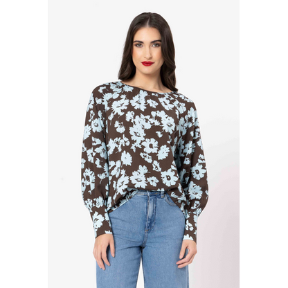 Leila + Luca Centered Top - Powder Bloom