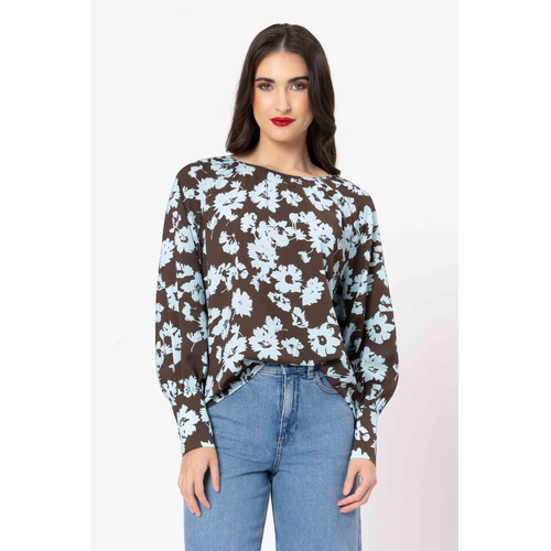 Leila + Luca Centered Top - Powder Bloom