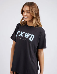 Foxwood House Aths Tee Washed Black