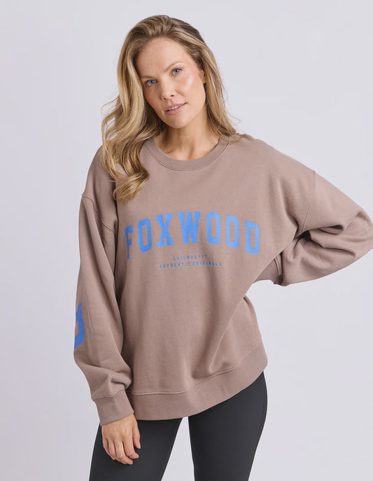 Foxwood Interval Crew - Brown with Blue