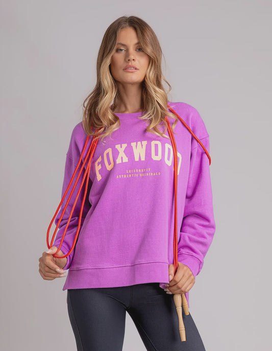 Foxwood Interval Crew - Purple with Orange