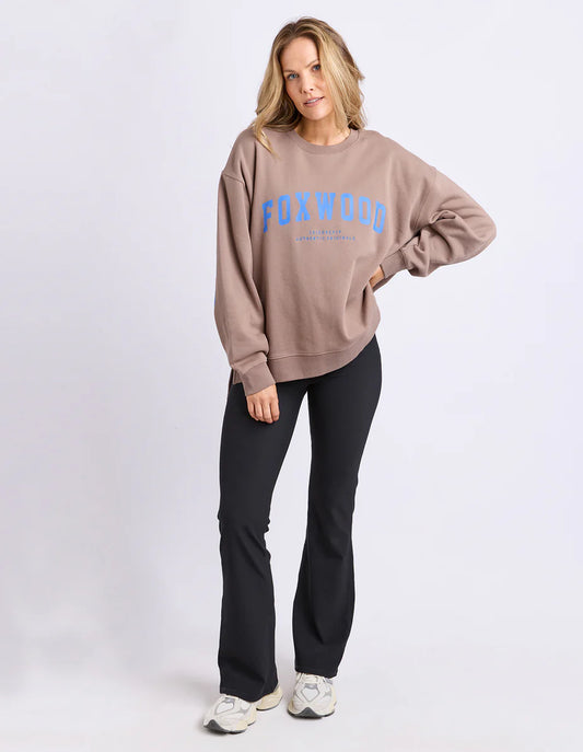 Foxwood Interval Crew - Brown with Blue