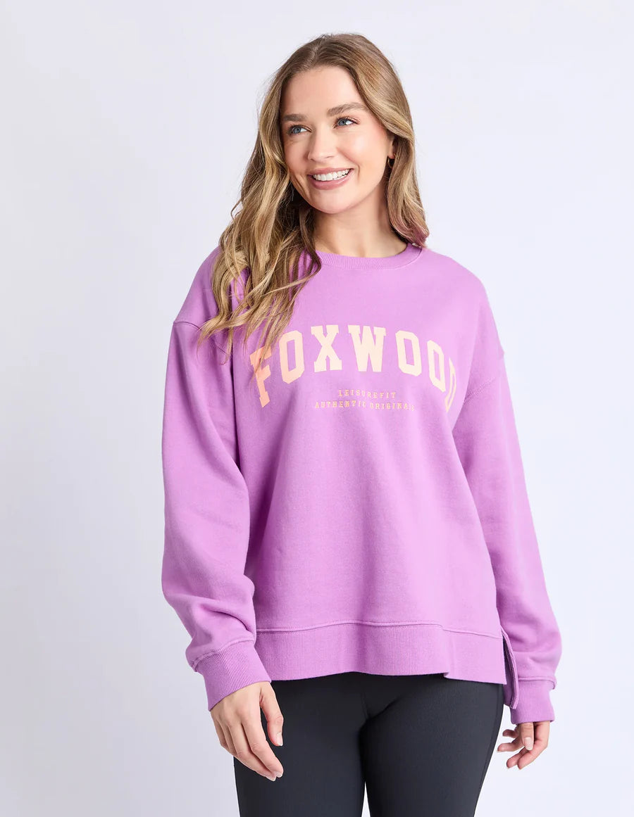 Foxwood Interval Crew - Purple with Orange