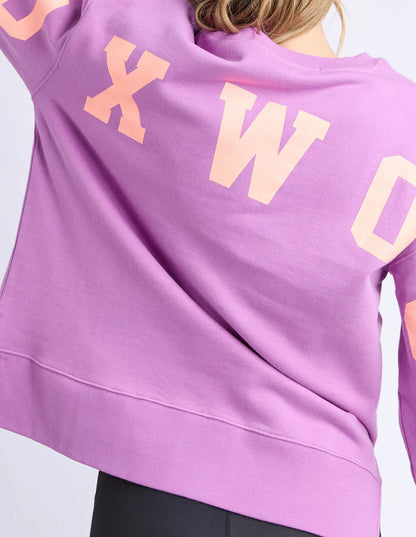 Foxwood Interval Crew - Purple with Orange